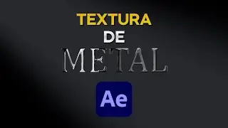 Crea TEXTO MET&Aacute;LICO REALISTA en After Effects en MINUTOS