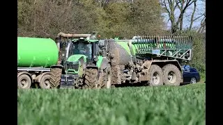 Gärresteausbringen 2023/ Deutz Fahr 9340 TTV Warrior/ Kaweco