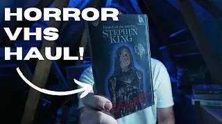 Horror Movie VHS Haul. Video Tape Collecting