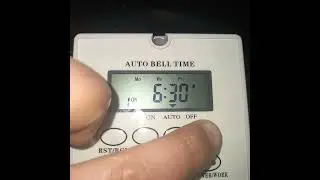 Configuraci&oacute;n Reloj Auto Bell