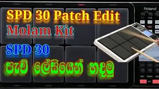 SPD 30 Patch Edit | Molam Patch | SPD 30 Patch ලේසියෙන් හදමු | Octapad Lessons Sinhala  #dmaxspd