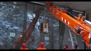 Монтаж панорамного остекления Sky-Frame. Дом в стиле современной архитектуры | Окна Мира