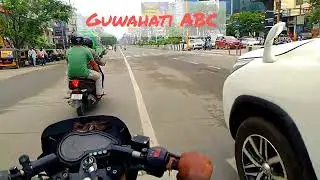 Guwahati-ABC-traffic🚦point #rider #pulsar180 #youtubeshorts #assam #reels #video