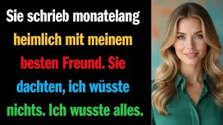 Sie schrieb monatelang heimlich mit meinem besten Freund.Sie dachten, ich wüsste nichts