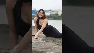 4k outdoor shoot in black 🖤 outfit | alendrabill 