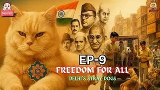 Delhi Stray Dogs | Independence Day 2025 | EP 9 | Cat Prays for Stray Dogs @JOJO-TheBhutuBhaijaan