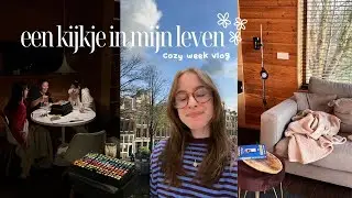 cozy week vlog ♡ weekendje weg in amsterdam, buddy read & kerst shoppen + haul
