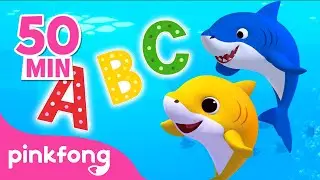 Aprenda A B C com Bebê Tubarão | +Compilação | Pinkfong Canções para crianças
