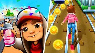 Subway Surfers VS Subway Princess, Subway Surfers Cartoon Game, Gameplay Adventure Subway Run