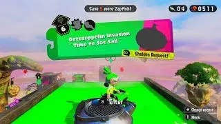 Octozeppelin invasion! Splatoon 2 story mode for Nintendo switch!