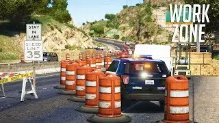 LSPDFR - Day 793 - Work zone speed enforcement
