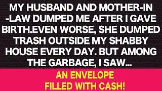 The truth about her postpartum betrayal surfaced in the mundane contents of her daily trash.