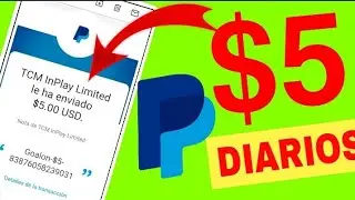 🔥GOALON PAGANDO🥳Nueva app para ganar Dinero a Paypal en 2020- $5 D&oacute;lares diarios