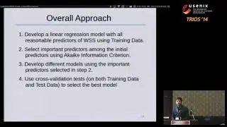 TRIOS '14 - Working Set Model for Multithreaded Programs