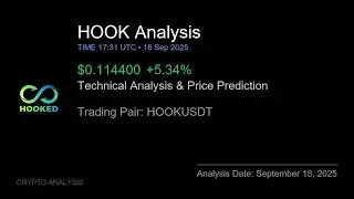HOOK (HOOKUSDT) Technical Analysis - Price Prediction & Buy or Sell September 18, 2025