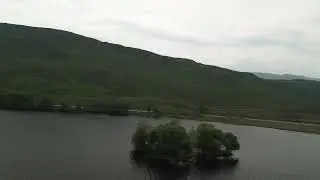 Ariel Veiws of Loch Tarff, near Fort Agustus, Highlands