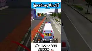 Ambulance Game ka Speed 215Km/H  #shorts #trendingshorts