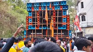 Maity Sound Purulia king👑 PURULIA RAMNAVAMI ROAD SHOW 2025 |Purulia POWER MAITY SOUND Khatarnak Bass