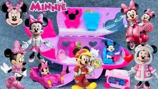 Satisfying with Unboxing Disney Mickey Minnie Mouse Pink Airplane Toys Playset | Review Toys ASMR 