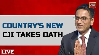 Live Now: DY Chandrachud Takes Oath As India's 50th CJI