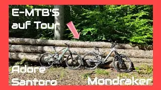 Meine erste Tour auf einem Fully / Adore Santoro / Thorsten war dabei mit seinem Mondraker 💥#ebike