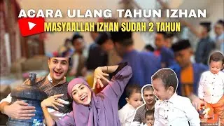 MASYAALLAH IZHAN SUDAH 2 TAHUN 🥳 SEMOGA CEPAT BESAR DAN JADI ANAK YANG SUKSES!!! 🥰🥰
