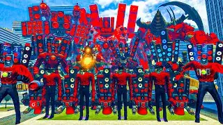 ALL SPEAKERMAN TITAN VS 1-100 SKIBIDI TOILET BOSSES, ASTRO JUGGERNAUT VS TITAN TV MAN!