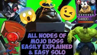 MCOC: Thronebreaker Difficulty EQ 2.2 MOJO BOSS All Nodes Easily Explained #marvel #mcoc #gaming