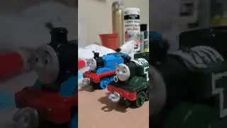 How I made my LBSC Adventure Thomas custom! #painting #engine #train #custom #thomasandfriends