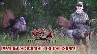 Hunt Quest w/ Scott Ellis-Last weekend of Florida Season-Awesome off the roost Osceola!