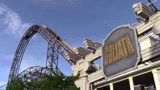 Goliath Off-Ride Six Flags Great America HD 60fps