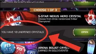 What Happens When You Open 10X 5-Star Nexus Crystals??