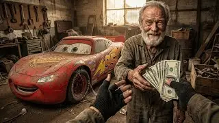 POV ASMR Car Restoration | 2006 Lightning McQueen Hidden in Abandoned Warehouse — Bought for $400