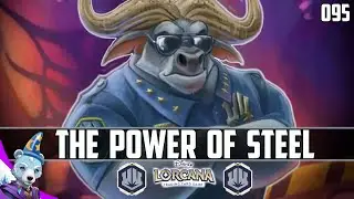 Я играл ТОЛЬКО со СТАЛЬЮ! Вот как всё прошло! ⚪⚪ Геймплей Steel Lorcana