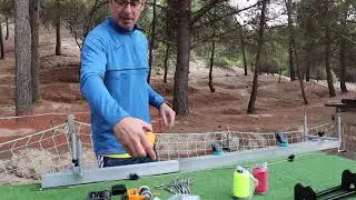 1D6  Cuerda sin fin entorchada para tiro con arco (Preparación)