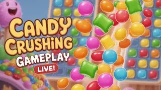 Playing Candy Crush Live #gaming #candycrush