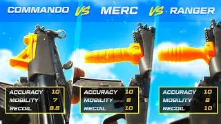 Which is the BEST GRIP for RECOIL in WARZONE? (Commando vs Merc vs Ranger)