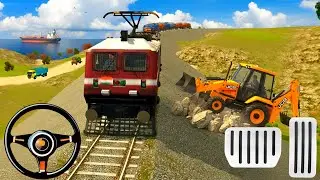 Drive JCB And Unloading stone From Dumper Truck in game 50 #gamingvideos#tractor #tractorgame