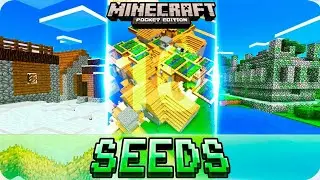 MCPE seeds(Awesome gigantic Savannah biome village seed)