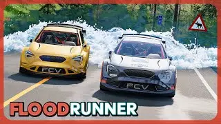 Epic Flood Escape with @ashmaker000 on my New Map!