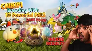 CHIKIPI BREEDING WITH 10 POWERFUL PALS IN PALWORLD 😱 | Shocking Result 