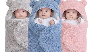 (Soft Newborn Baby Wrap Blankets)