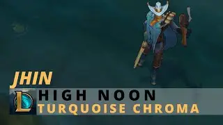 High Noon Jhin Turquoise Chroma - League Of Legends
