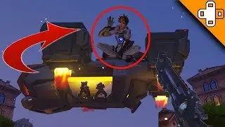 Tracer *FLIES BACK* to Talon HQ! Overwatch Funny & Epic Moments 473