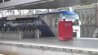 Fertagus 3500 EMU 3504 / 3554 arrives at Entrecampos