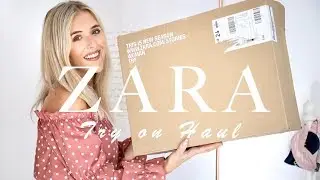 HUGE ZARA TRY ON HAUL & UNBOXING + TOPSHOP 2018 | Em Sheldon