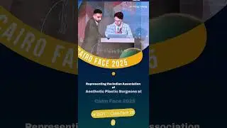 Dr. Parag Telang at Cairo Face 2025 | Indian Deep Plane Facelift Innovations on Global Stage #shorts