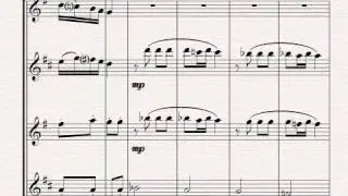 Amboss-Polka - Saxophone Quartet