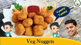 How To Make Veg Nuggets (In Tamil) | Easy Recipe | Tiffin Box Special | Fried Water | Chef GK |