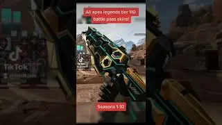Apex Legends - Tier 110 Battle Pass Skins From ALL SEASONS! #shorts